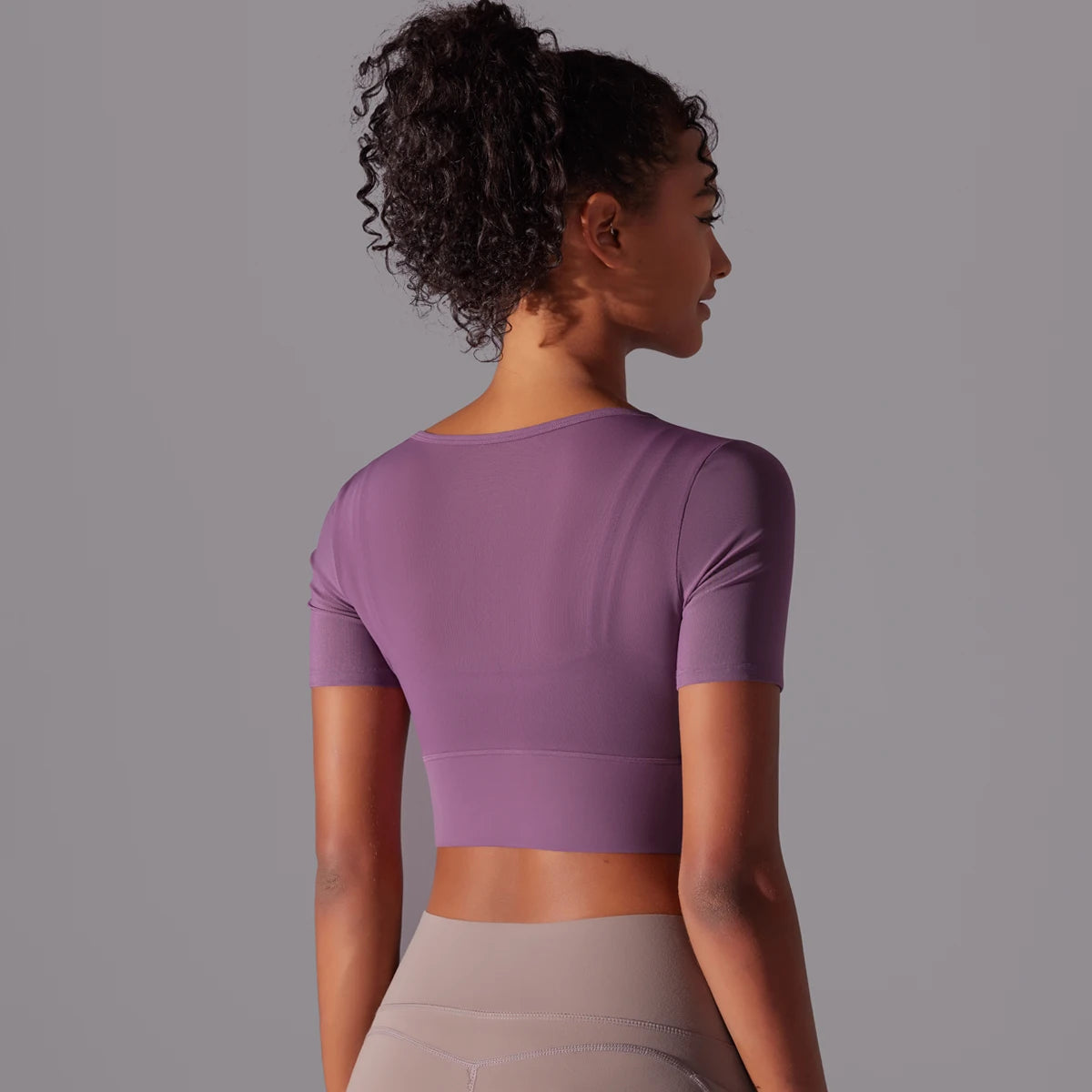 Aero Activewear® Airy Mesh Cropped Tee